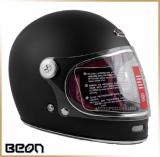 Шлем интеграл BEON<br>Vintage F1 SHINY matt black