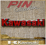 Коллекционный значок<br>мотоцикл KAWASAKI<br>(PinCollection)