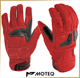 Туристические перчатки<br>MOTEQ VENUS Red