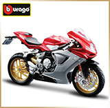 BURAGO 1:18<br>Модель мотоцикла<br>MV Agusta F3 Serie Oro`12