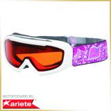 Детские очки зимние<br>ARIETE 4 KIDS (5-8 лет) White/Pink