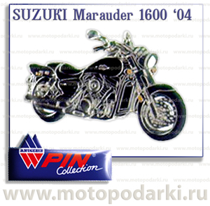 Коллекционный значок<br>мотоцикл SUZUKI Marauder 1600<br>(PinCollection)