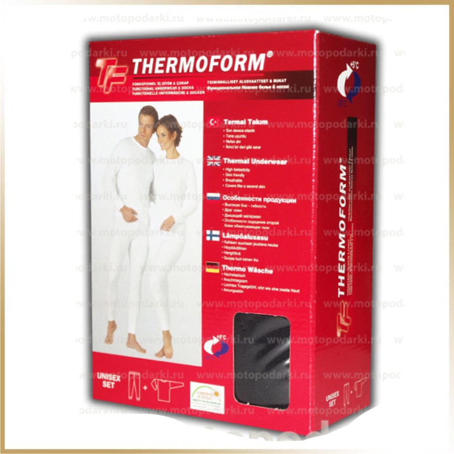 Thermoform® комплект термобелья <br>SET PANT&JACKET Black (чёрный)