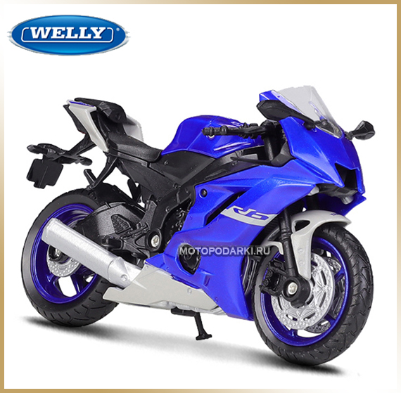 Модель мотоцикла Yamaha<br>YZF-R6 (WELLY 1:18)