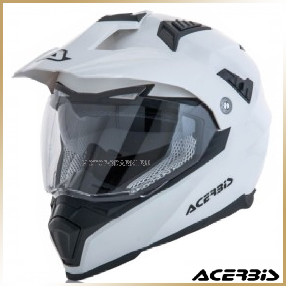 Шлем мотард ACERBIS<br> FLIP FS-606 White