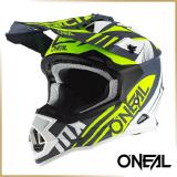 Шлем кроссовый O’NEAL<br>2Series SPYDE 2.0 синий/желтый