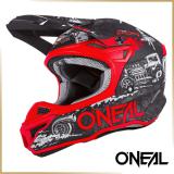 Шлем кроссовый O’NEAL<br> 5Series HR красный/черный