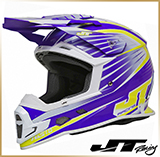 Шлем для мотокросса<br>ALS 1.0 PURPLE/WHITE