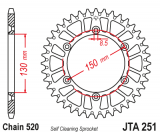 JT Звезда задняя (ведомая)<br>JTA251.50(алюминий)