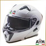 Шлем модуляр AiM<br> JK906 White Glossy