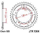 Звезда задняя<br>JTR 1304.41