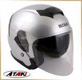 Открытый мотошлем<br>ATAKI JK526 SOLID Silver
