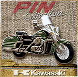Коллекционный значок<br>мотоцикл KAWASAKI VN1500 Classic Tourer<br>(PinCollection)