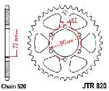 Звезда задняя<br>JTR820.42
