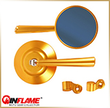 Зеркала круглые<br>INFLAME CNC-057GL, gold