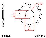 Звезда передняя<br>JTF440.15