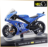 LEO Models 1:18<br>Модель мотоцикла<br>№46 Yamaha YZF-M1 2008