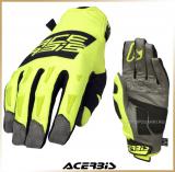 Текстильные перчатки Acerbis<br>MX-WP HOMOLOGATED Black/Yellow