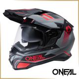 Шлем кроссовый со стеклом O'NEAL<br> D-SRS SQUARE V.22, мат.