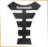 Защитная наклейка 23.0см<br>KAWASAKI текстура карбона
