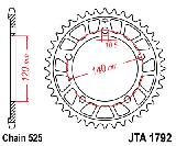 Звезда задняя<br>JTA 1792.44