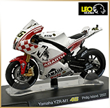 LEO Models 1:18<br>Модель мотоцикла<br>№46 Yamaha YZF-M1 2007