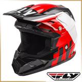 Кроссовый шлем FLY RACING<br>TOXIN TRANSFER red black