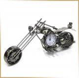 Металлический мотоцикл часы<br>Iron Motorbike Clock MZ2-21cm