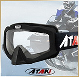 Очки снегоходные<br>ATAKI HB-811 Black