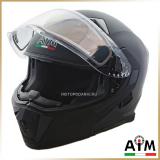 Шлем снегоходный<br>AiM JK906 Black Matt<br>черный матовый, визор электроподогрев