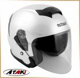 Открытый мотошлем<br>ATAKI JK526 SOLID White