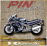 Коллекционный значок<br>мотоцикл KAWASAKI ZZR 1100<br>(PinCollection)