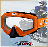 Очки снегоходные<br>ATAKI HB-811 Orange