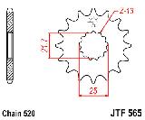 Звезда передняя<br>JTF565.15