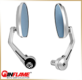 Зеркала торцевые<br>INFLAME CNC-005SV, silver