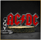 Брелок металлический<br>Keychain AC/DC
