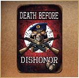 Виниловая наклейка<br>*DEATH DISHONOR* 9,5cm