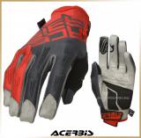 Текстильные перчатки<br>Acerbis MX X-H Red/Grey