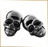 Серьги-гвоздики<br>Earrings Skull Black