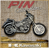 Коллекционный значок<br>мотоцикл KAWASAKI LTD 450<br>(PinCollection)
