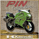 Коллекционный значок<br>мотоцикл KAWASAKI ZX-9R Ninja<br>(PinCollection)