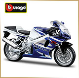 BURAGO 1:18<br>Модель мотоцикла<br>SUZUKI GSX-R750