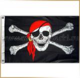 Флаг пиратский<br>*Jolly Roger* 90х150cm