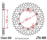 JT Звезда задняя (ведомая)<br>JTA460.49(алюминий)