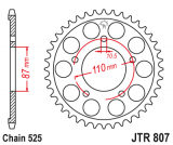 JT Звезда задняя (ведомая)<br>JTR807.42 (сталь)