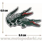 -Нашивка бренда Lacoste in action 6,4 см