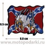 -Нашивка флаг CONFEDERATE Eagle 8.0 см