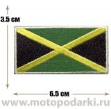 -Нашивка флаг JAMAICA Flag 6,5 см