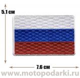 -Нашивка флаг RUSSIAN Flag 7,6 см