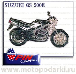 Коллекционный значок<br>мотоцикл SUZUKI GS 500E<br>(PinCollection)